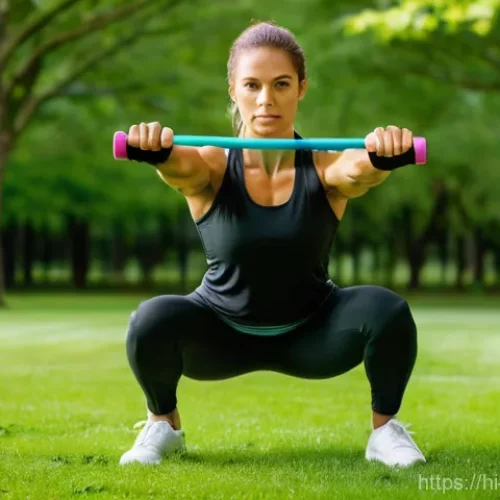 야외용 휴대 운동기구 베스트5 - **Resistance Bands: Empowered Outdoor Training**
    A vibrant, medium shot of a fit person in their...