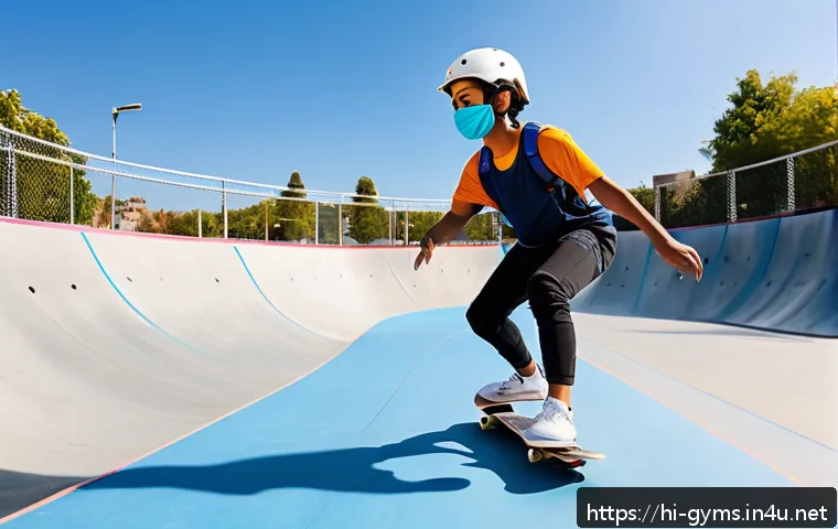 무릎 보호를 위한 고급 니패드 추천 - A dynamic outdoor scene featuring a young Indian man and woman wearing high-quality knee pads with E...